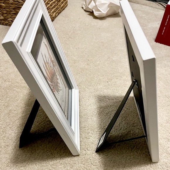 Jamie Hayes Pair of Pucker Fish Prints, Signed, Double Matted, Framed, 8x10 - Picture 4 of 4